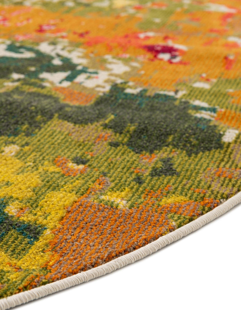 Marrakesh Elegance Collection Area Rug - Palais Round Multi lifestyle 50