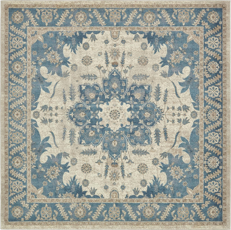 Salzburg Elegance Collection Area Rug - Getreidegasse Square Cream lifestyle 15