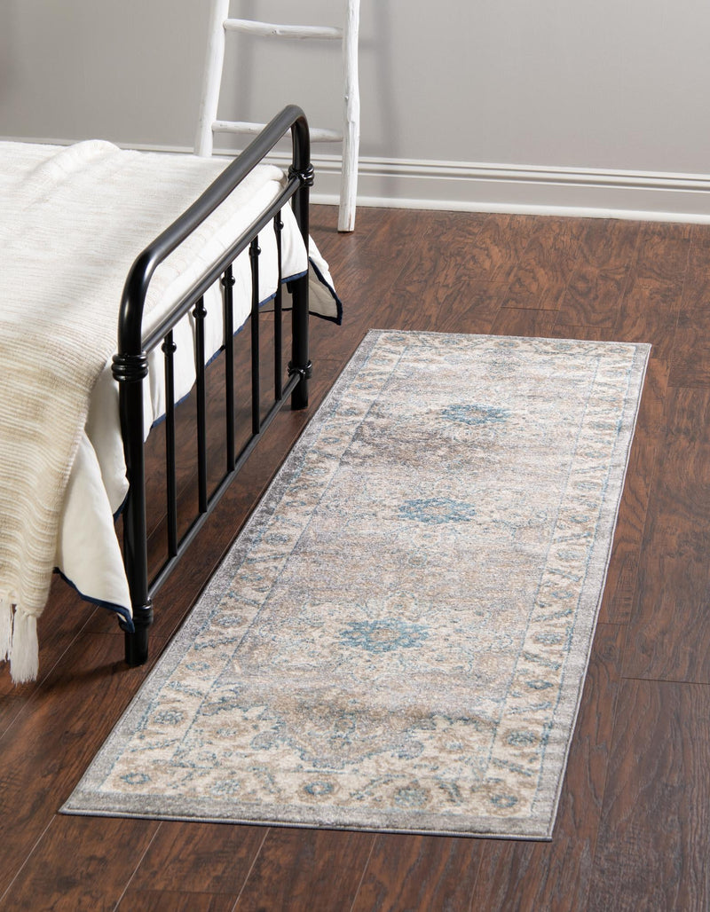 Salzburg Elegance Collection Area Rug - Getreidegasse Runner Gray lifestyle 18