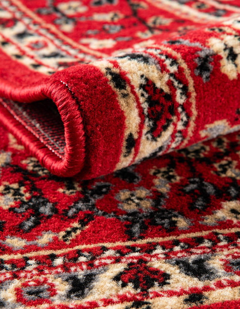 Tabriz Tapestry Collection Area Rug - Azerbaijan (Red) Rectangle Red lifestyle 4