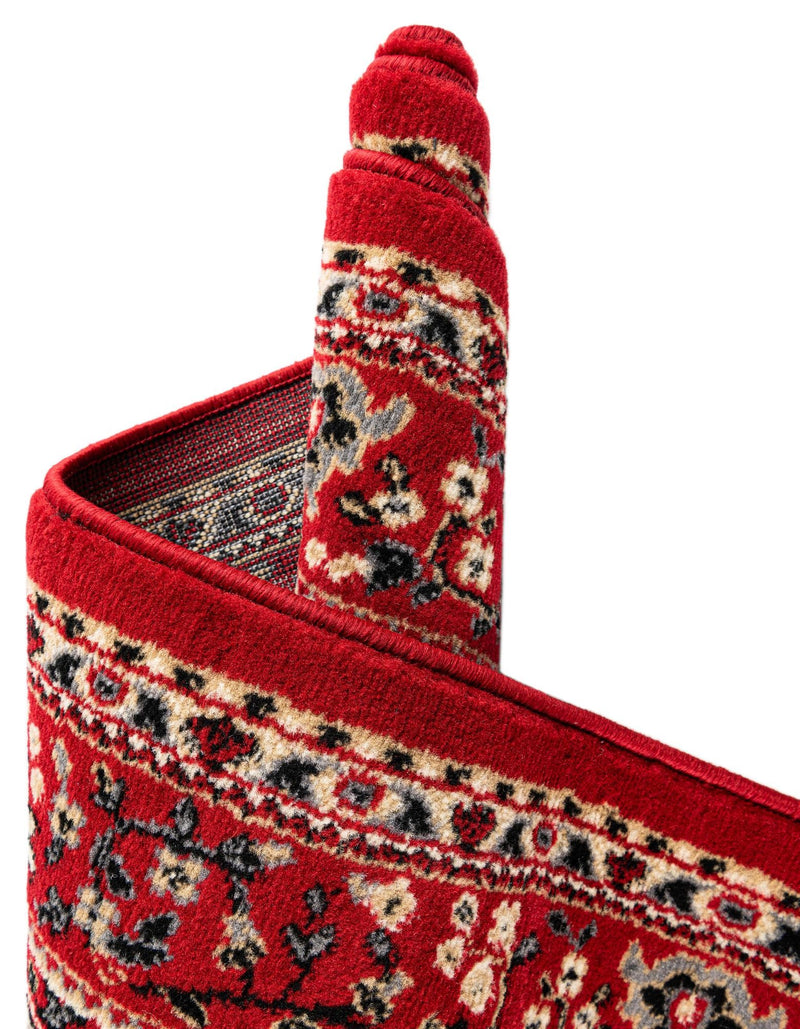 Tabriz Tapestry Collection Area Rug - Azerbaijan (Red) Rectangle Red lifestyle 5