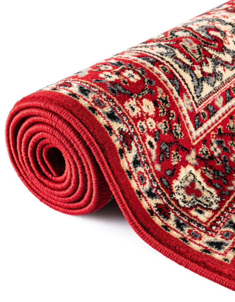 Tabriz Tapestry Collection Area Rug - Azerbaijan (Red) Rectangle Red lifestyle 6