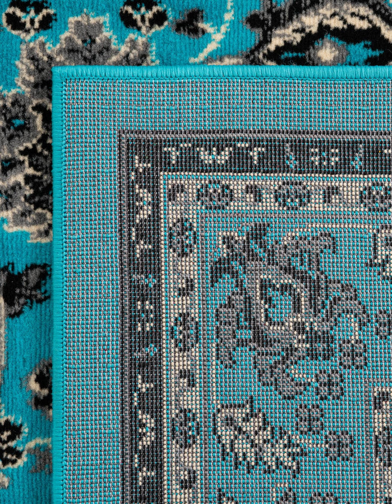 Isfahan Elegance Collection Area Rug - Naghsh-e Jahan (Turquoise) Rectangle Turquoise lifestyle 9