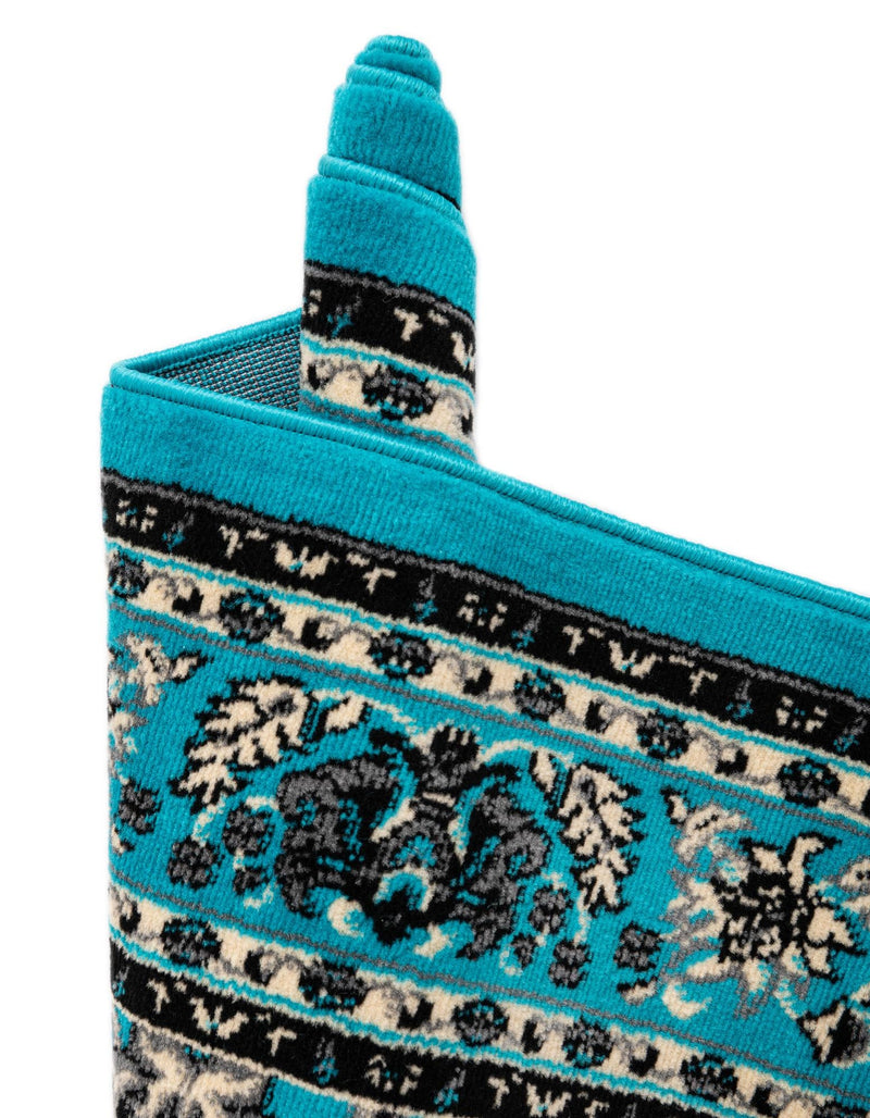 Isfahan Elegance Collection Area Rug - Naghsh-e Jahan (Turquoise) Rectangle Turquoise lifestyle 11