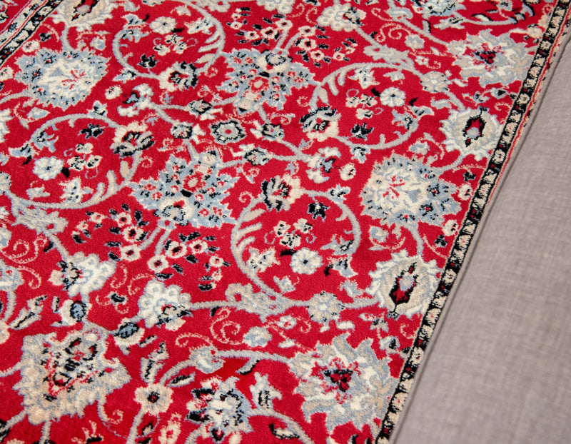 Isfahan Elegance Collection Area Rug - Naghsh-e Jahan (Red) Rectangle Red lifestyle 6
