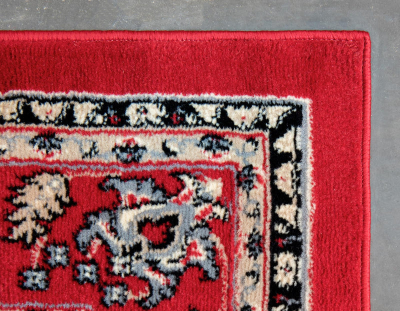 Isfahan Elegance Collection Area Rug - Naghsh-e Jahan (Red) Rectangle Red lifestyle 9