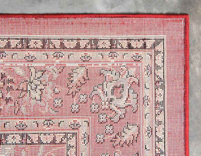 Isfahan Elegance Collection Area Rug - Naghsh-e Jahan (Red) Rectangle Red lifestyle 10