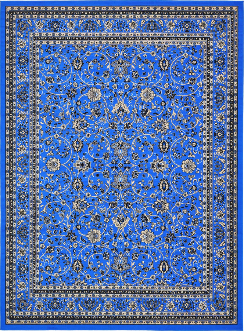 Isfahan Elegance Collection Area Rug - Naghsh-e Jahan (Dark Blue) Rectangle Dark Blue Main