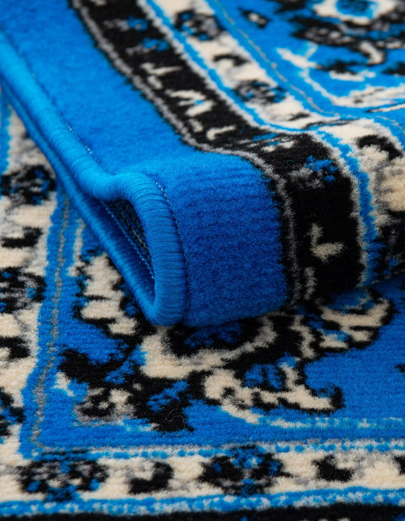 Isfahan Elegance Collection Area Rug - Naghsh-e Jahan (Dark Blue) Rectangle Dark Blue lifestyle 5