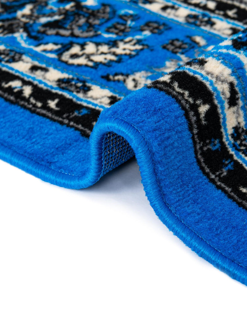 Isfahan Elegance Collection Area Rug - Naghsh-e Jahan (Dark Blue) Rectangle Dark Blue lifestyle 9