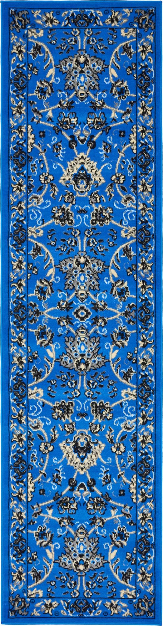 Isfahan Elegance Collection Area Rug - Naghsh-e Jahan (Dark Blue) Runner Dark Blue lifestyle 16