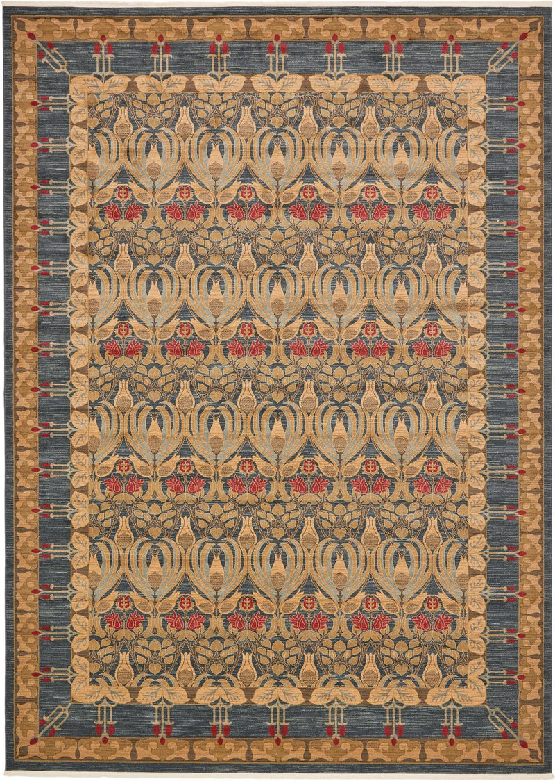 Chelsea Elegance Collection Area Rug - Brompton (Navy Blue) Rectangle Navy Blue lifestyle 2