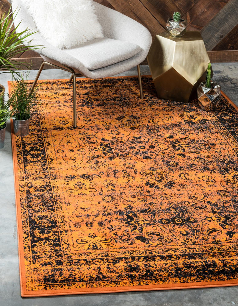 Ankara Elegance Collection Area Rug - Ephesus (Terracotta) Rectangle Terracotta lifestyle 2