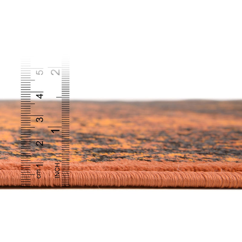 Ankara Elegance Collection Area Rug - Ephesus (Terracotta) Rectangle Terracotta lifestyle 5
