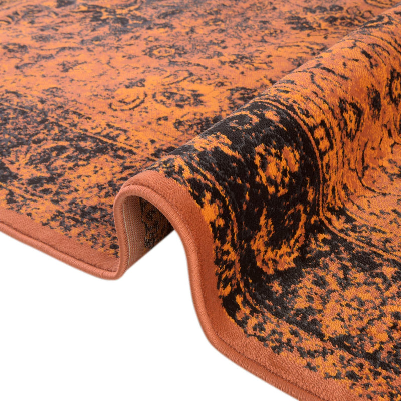 Ankara Elegance Collection Area Rug - Ephesus (Terracotta) Rectangle Terracotta lifestyle 10