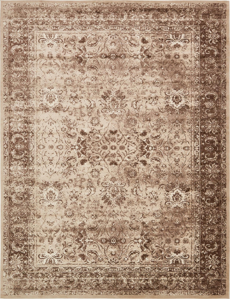 Ankara Elegance Collection Area Rug - Ephesus (Cream) Rectangle Cream lifestyle 2