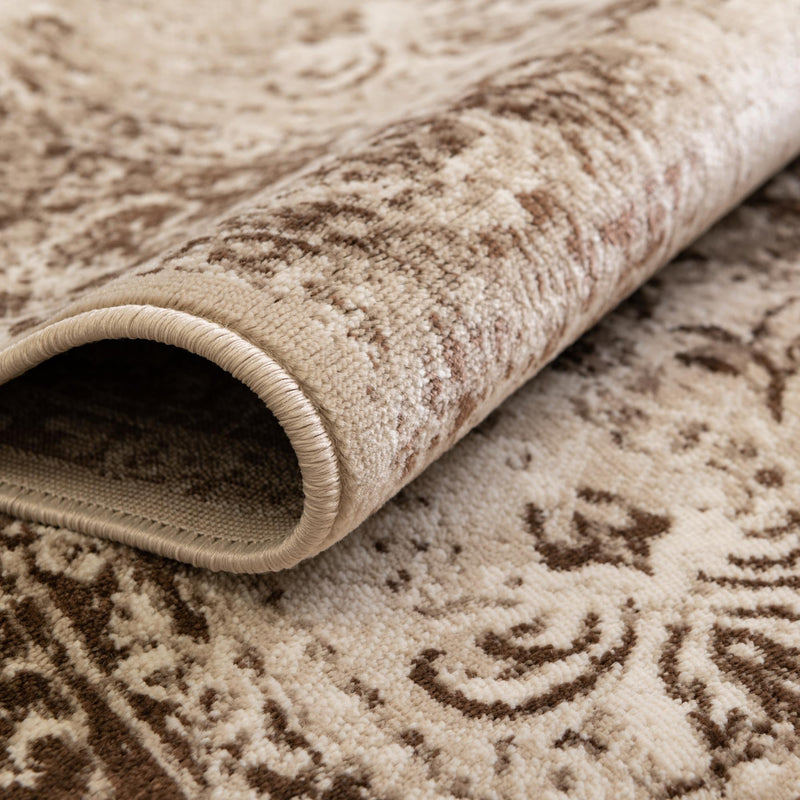 Ankara Elegance Collection Area Rug - Ephesus (Cream) Rectangle Cream lifestyle 7