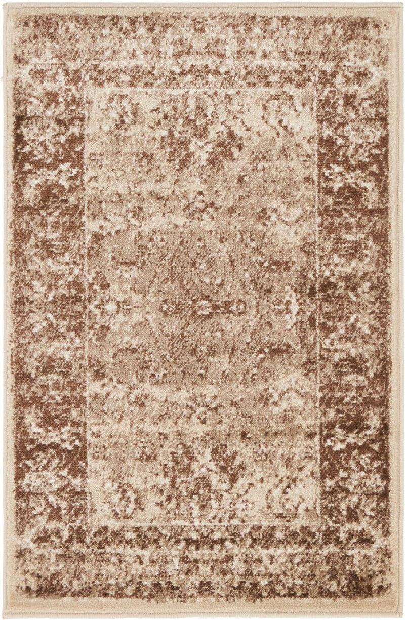 Ankara Elegance Collection Area Rug - Ephesus (Cream) Rectangle Cream Main