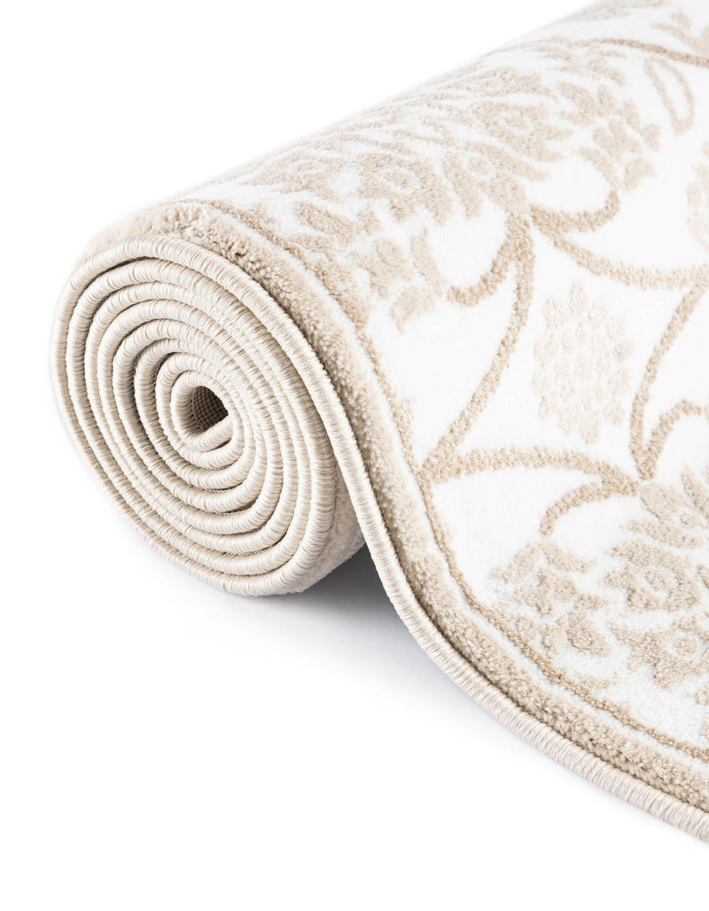 Andes Summit Collection Area Rug - Chimborazo Rectangle Snow White lifestyle 28