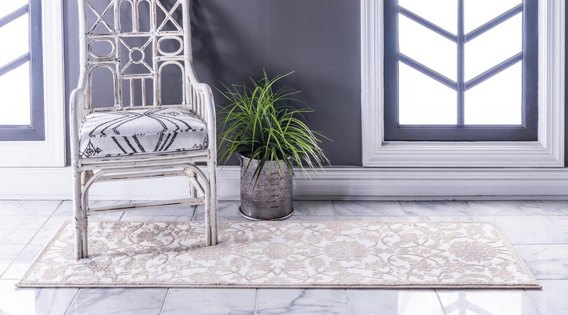 Andes Summit Collection Area Rug - Chimborazo Runner Snow White lifestyle 32