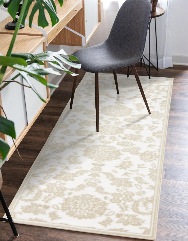 Andes Summit Collection Area Rug - Chimborazo Runner White Brown lifestyle 79