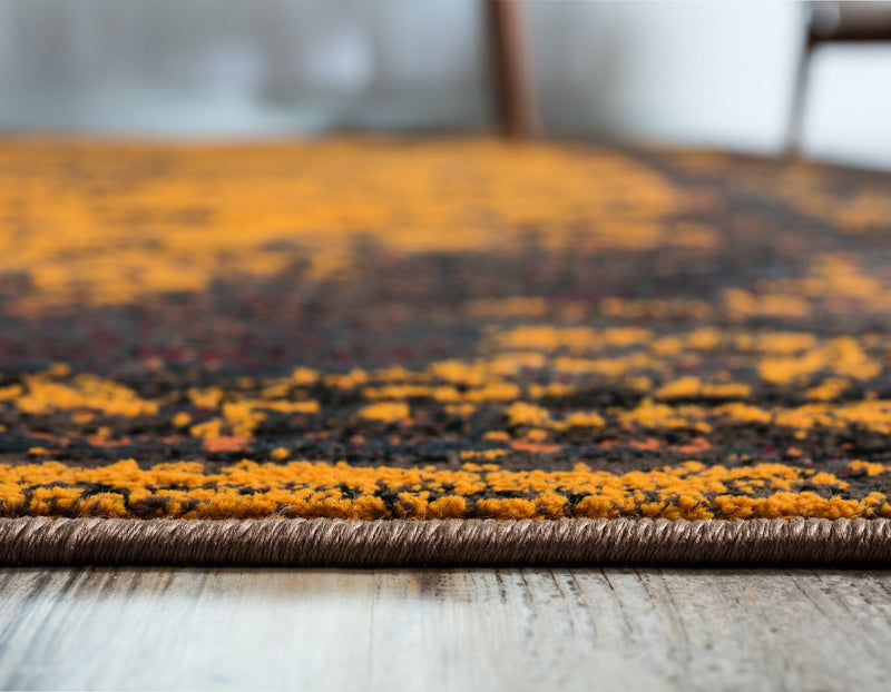 Ankara Elegance Collection Area Rug - Antalya Rectangle Yellow lifestyle 3