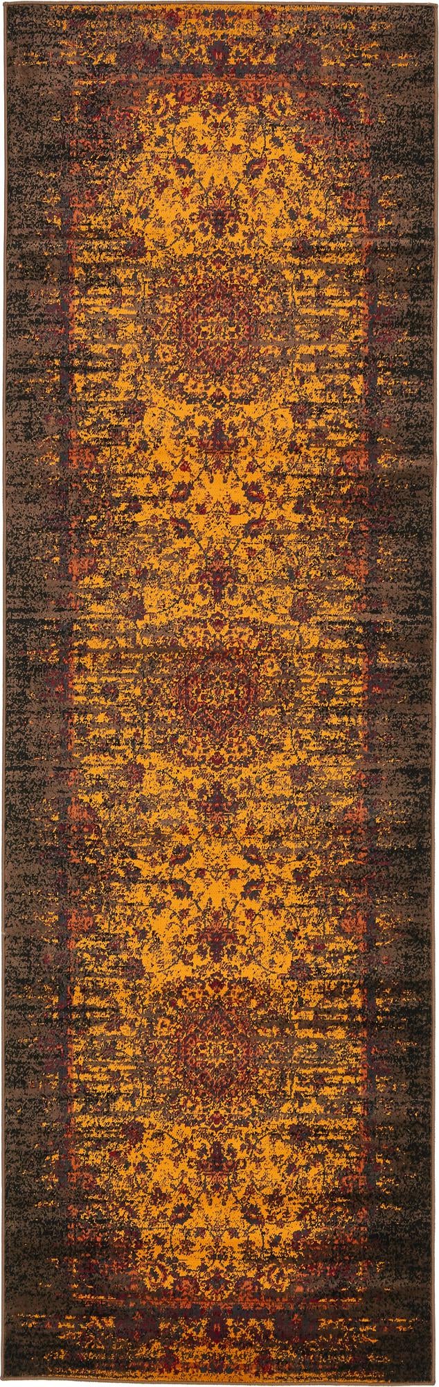 Ankara Elegance Collection Area Rug - Antalya Runner Yellow lifestyle 8