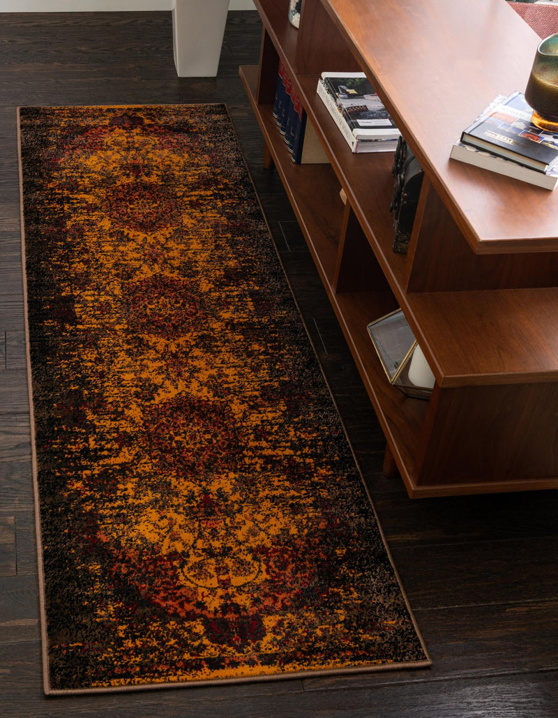 Ankara Elegance Collection Area Rug - Antalya Runner Yellow lifestyle 12