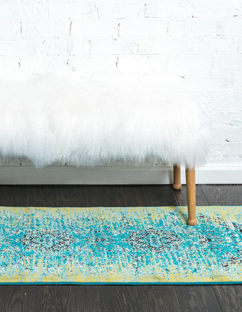 Ankara Elegance Collection Area Rug - Antalya Runner Blue lifestyle 16