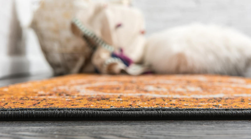 Ankara Elegance Collection Area Rug - Konya (Yellow) Runner Yellow lifestyle 7