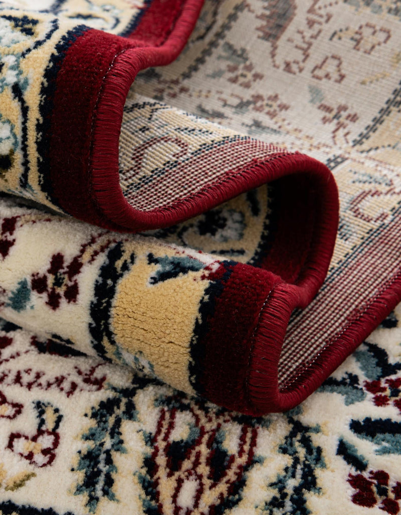 Persian Elegance Collection Area Rug - Kerman (Burgundy) Rectangle Burgundy lifestyle 4