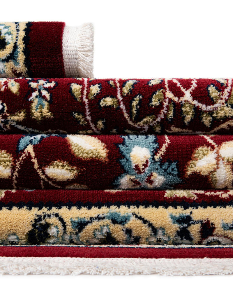 Persian Elegance Collection Area Rug - Kerman (Burgundy) Rectangle Burgundy lifestyle 5