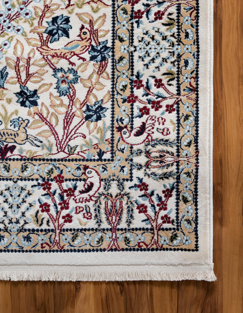 Persian Elegance Collection Area Rug - Kerman (Ivory) Runner Ivory lifestyle 26