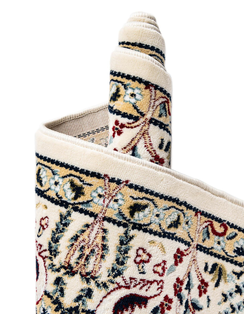 Persian Elegance Collection Area Rug - Kerman (Ivory) Rectangle Ivory lifestyle 13