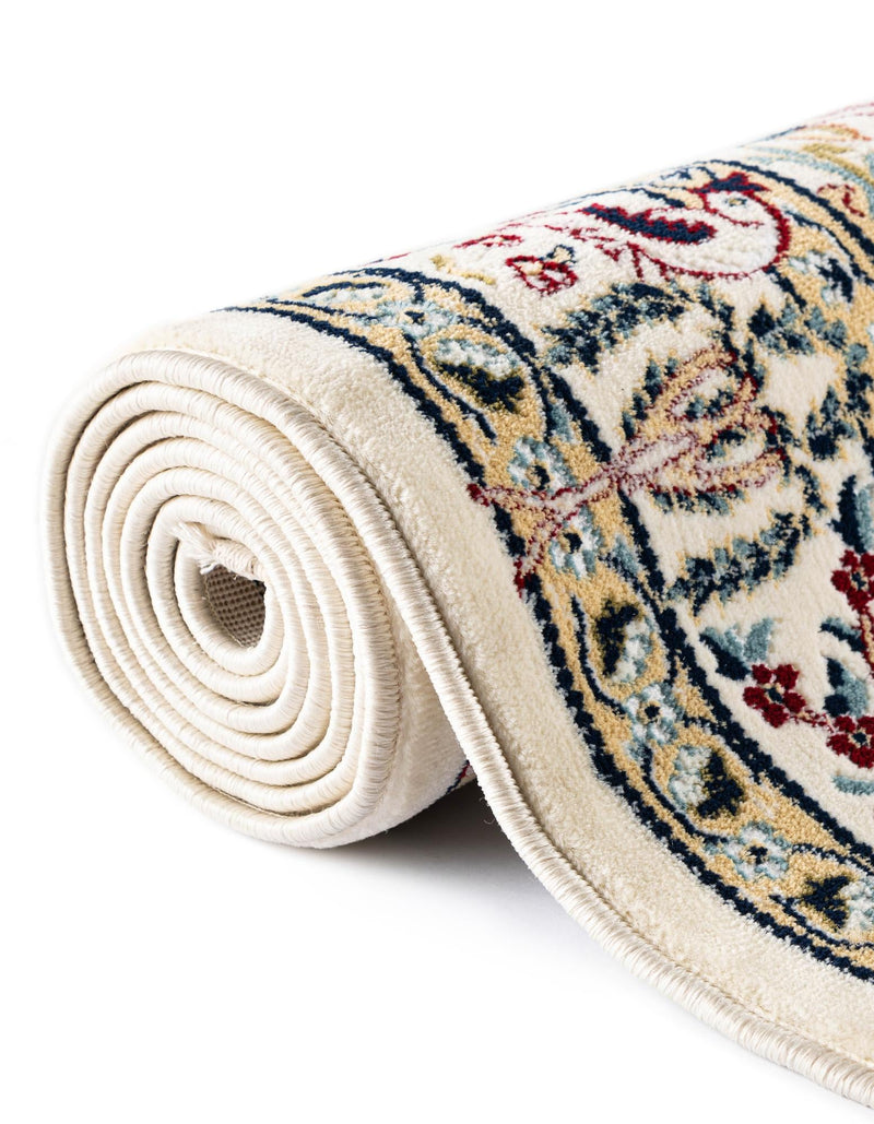 Persian Elegance Collection Area Rug - Kerman (Ivory) Rectangle Ivory lifestyle 14