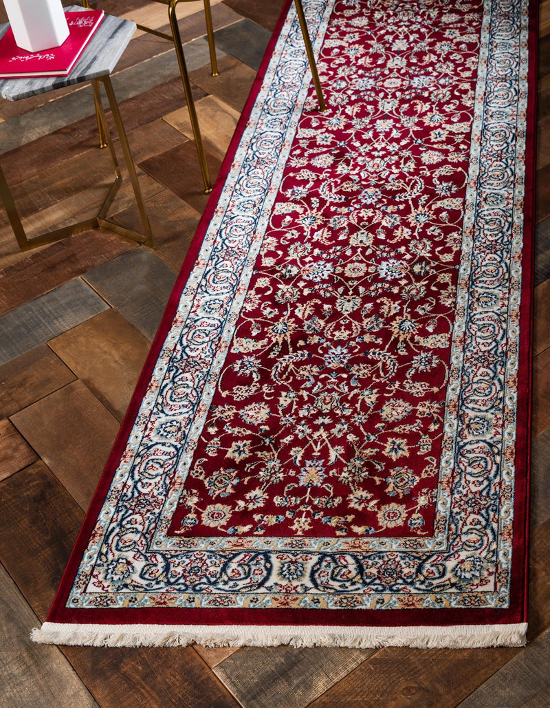 Persian Elegance Collection Area Rug - Ardabil Runner Burgundy lifestyle 42
