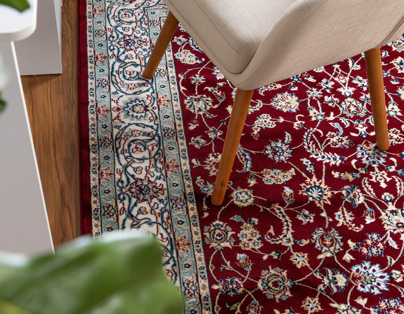 Persian Elegance Collection Area Rug - Ardabil Runner Burgundy lifestyle 64