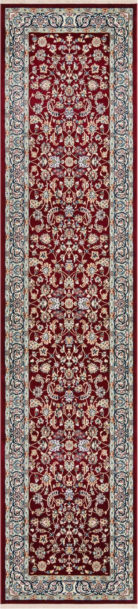 Persian Elegance Collection Area Rug - Ardabil Runner Burgundy lifestyle 34