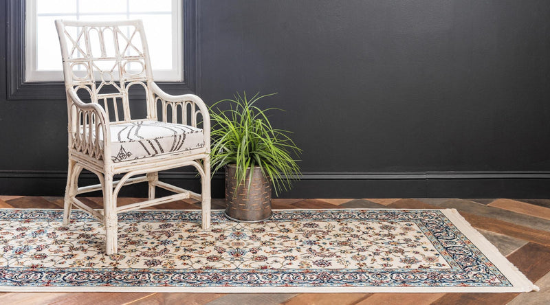 Persian Elegance Collection Area Rug - Ardabil Runner Ivory lifestyle 53
