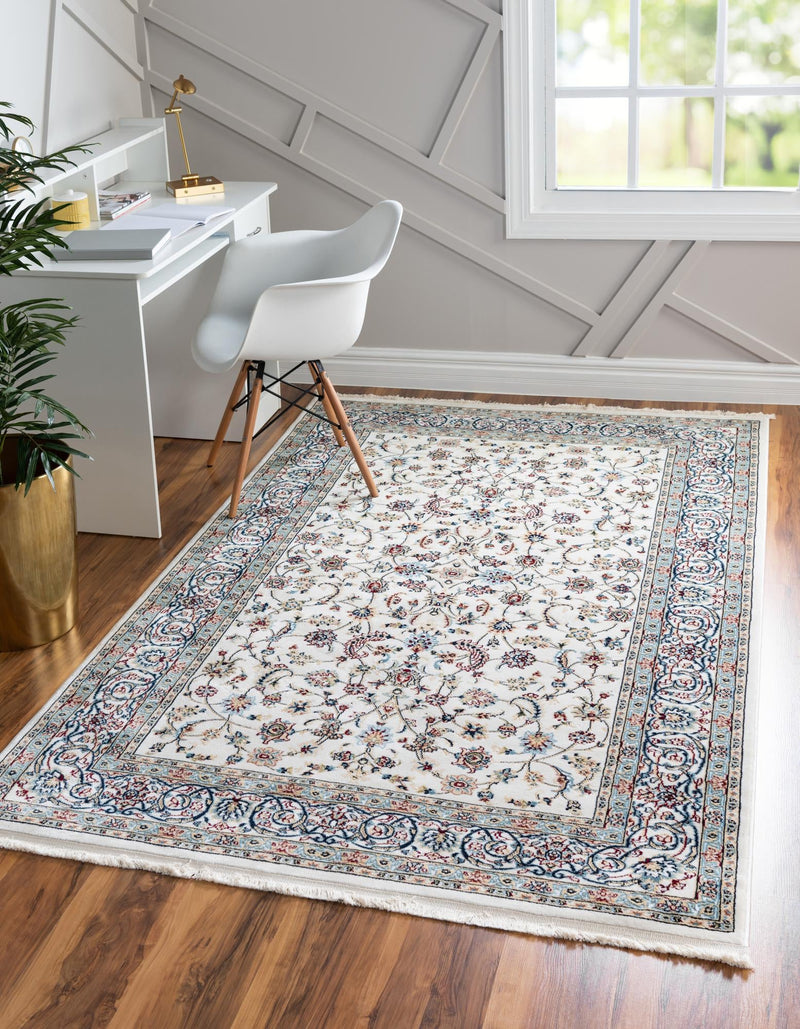 Persian Elegance Collection Area Rug - Ardabil Rectangle Ivory lifestyle 4