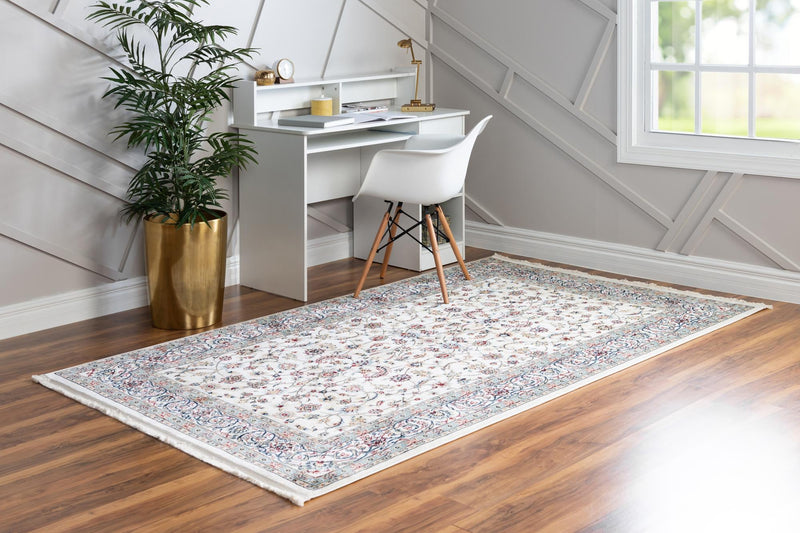Persian Elegance Collection Area Rug - Ardabil Rectangle Ivory lifestyle 6