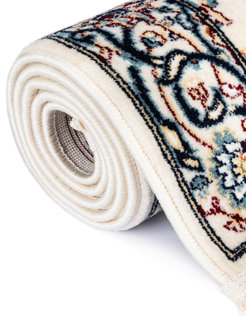 Persian Elegance Collection Area Rug - Ardabil Rectangle Ivory lifestyle 26