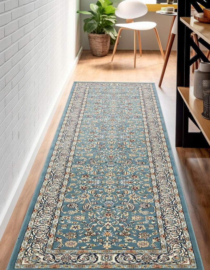 Persian Elegance Collection Area Rug - Ardabil Runner Blue lifestyle 127