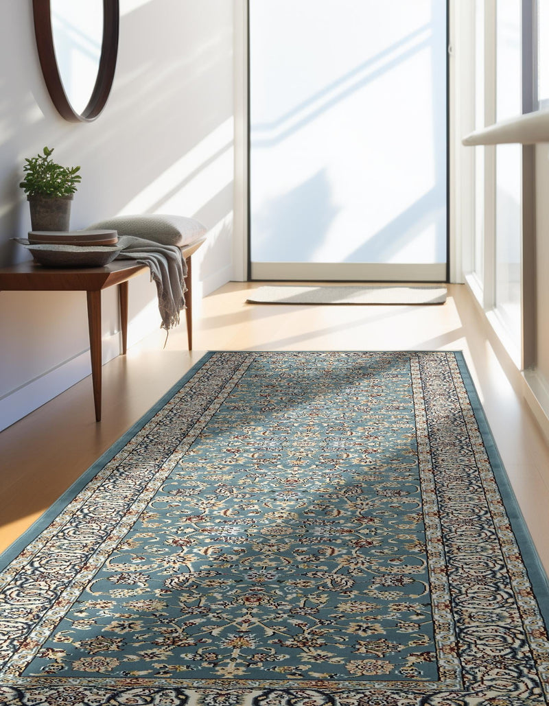 Persian Elegance Collection Area Rug - Ardabil Runner Blue lifestyle 154