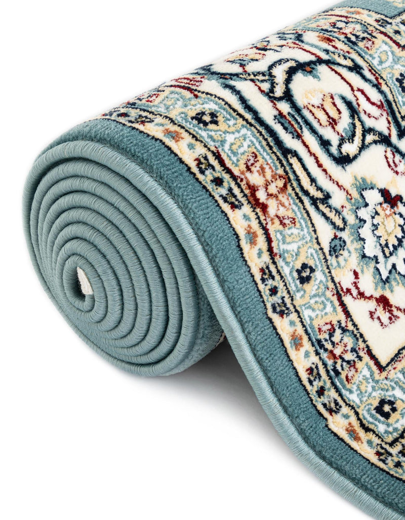 Persian Elegance Collection Area Rug - Ardabil Rectangle Blue lifestyle 89