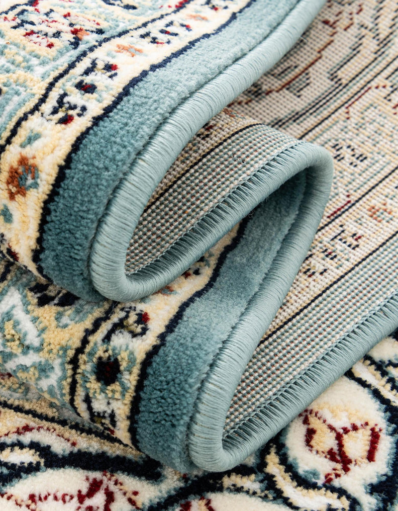 Persian Elegance Collection Area Rug - Ardabil Rectangle Blue lifestyle 91