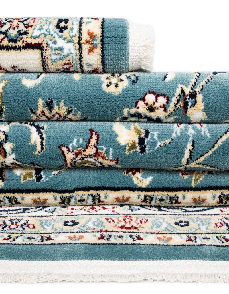 Persian Elegance Collection Area Rug - Ardabil Rectangle Blue lifestyle 93