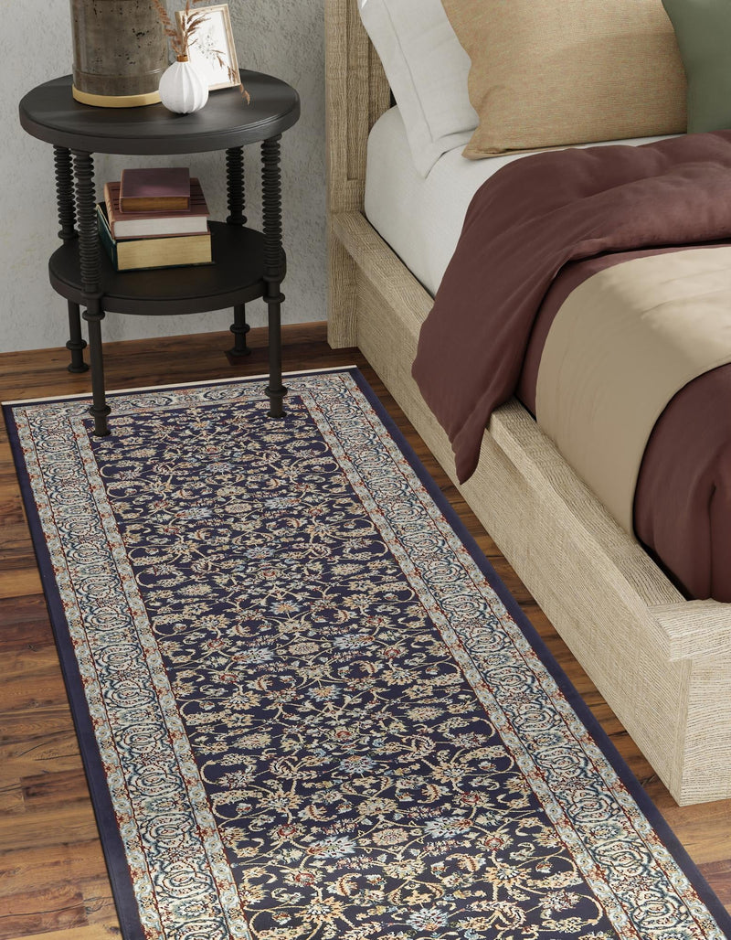 Persian Elegance Collection Area Rug - Ardabil Runner Navy Blue lifestyle 141
