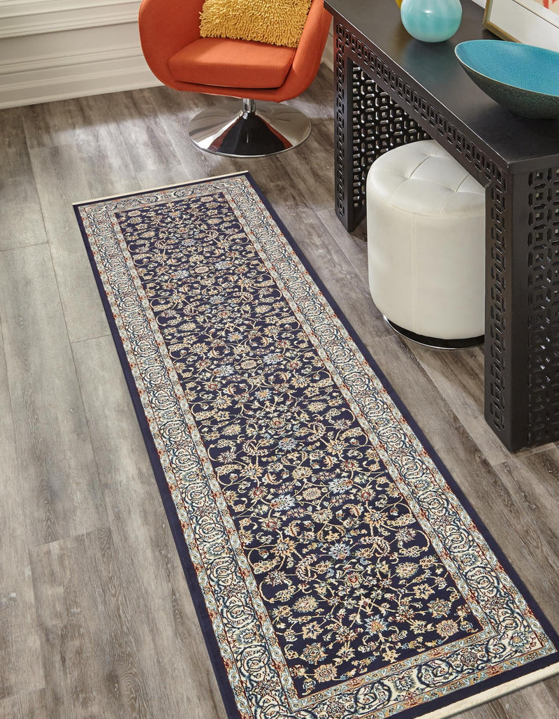 Persian Elegance Collection Area Rug - Ardabil Runner Navy Blue lifestyle 184