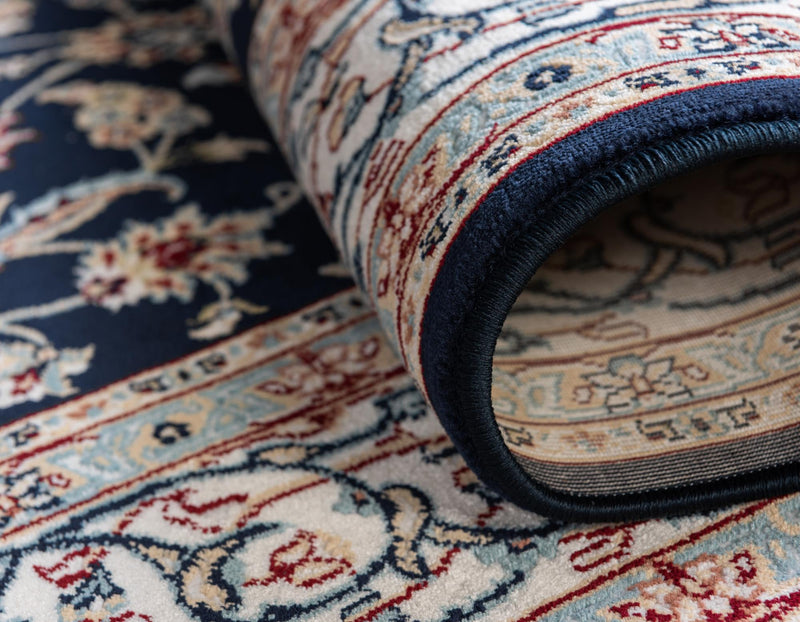 Persian Elegance Collection Area Rug - Ardabil Rectangle Navy Blue lifestyle 72